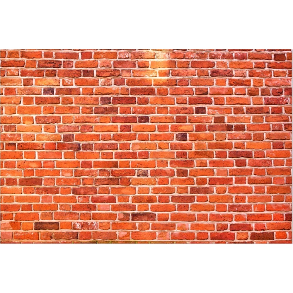 WALLPAPER DINDING/STICKER WALL MOTIF BATU BATA ORANGE