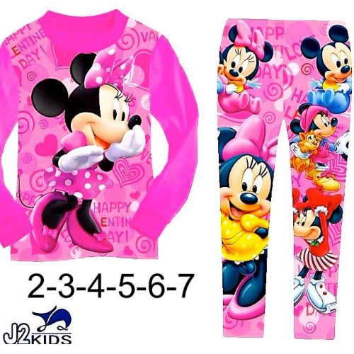 Piyama anak perempuan impor reseller/dropship minnie mouse sc-15549