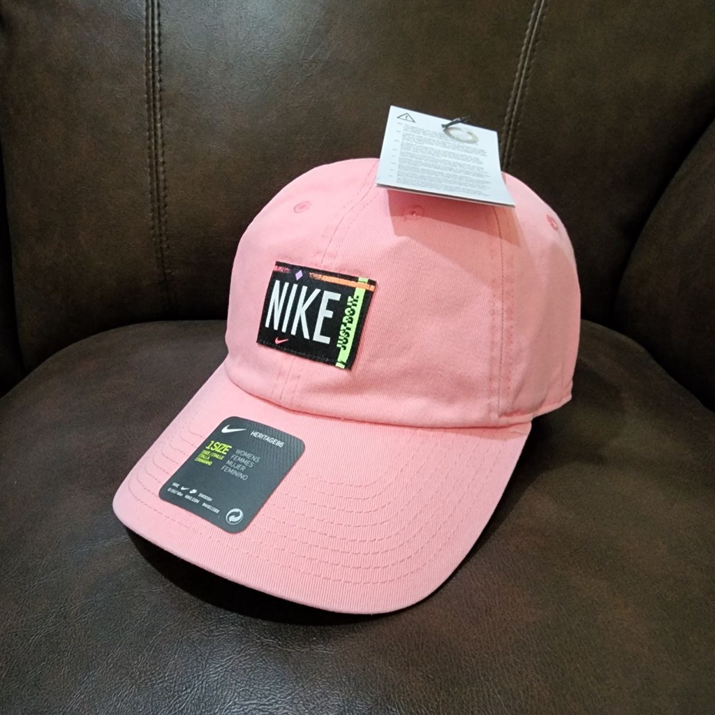 Original 100% Nike Sportswear Heritage 86 Cap - Just Do It Pink [DH2058-675]