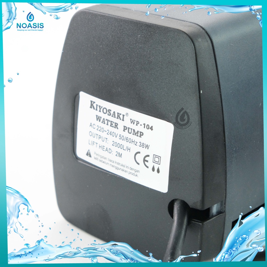 POMPA AIR CELUP AQUARIUM KIYOSAKI WP 104 SUBMERSIBLE PUMP