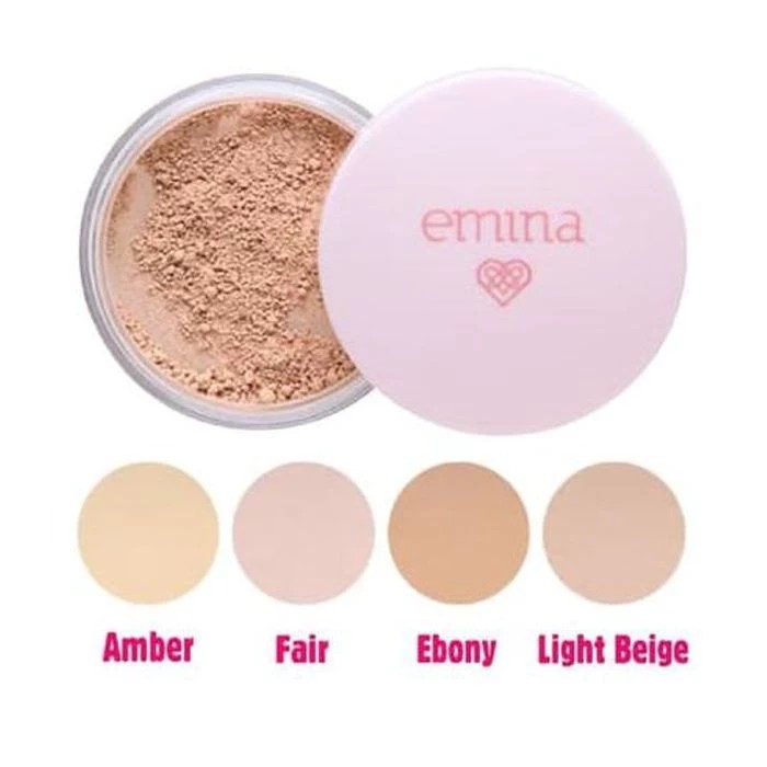 ❤ jselectiv ❤ EMINA BARE WITH ME Mineral Loose Powder | Bedak Tabur EMINA