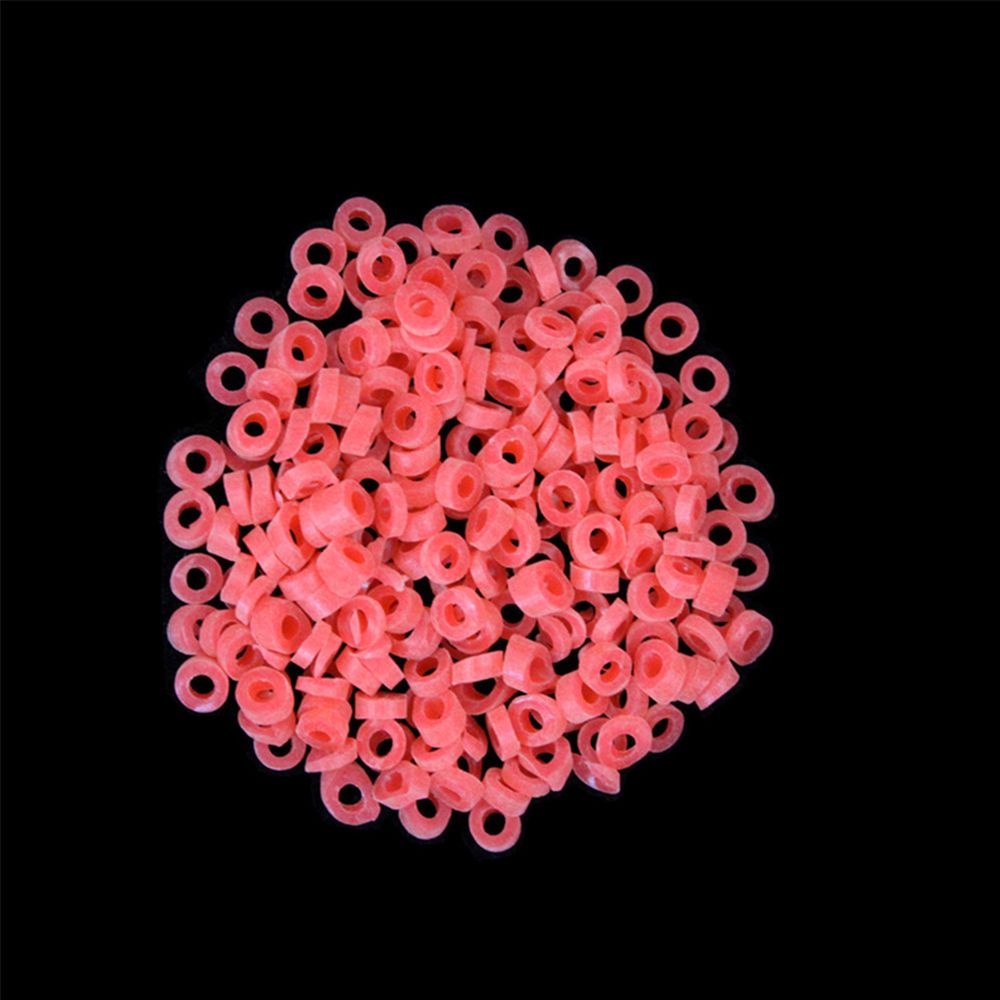 Top 2600pcs / 13 Kantong Karet Pengikat Umpan Pancing Cacing Merah Imitasi Portable Kualitas Tinggi