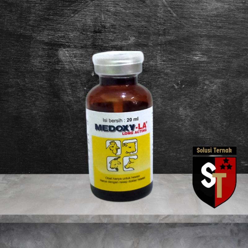 MEDOXY LA 20ml Antibiotik anti lesu krok ayam