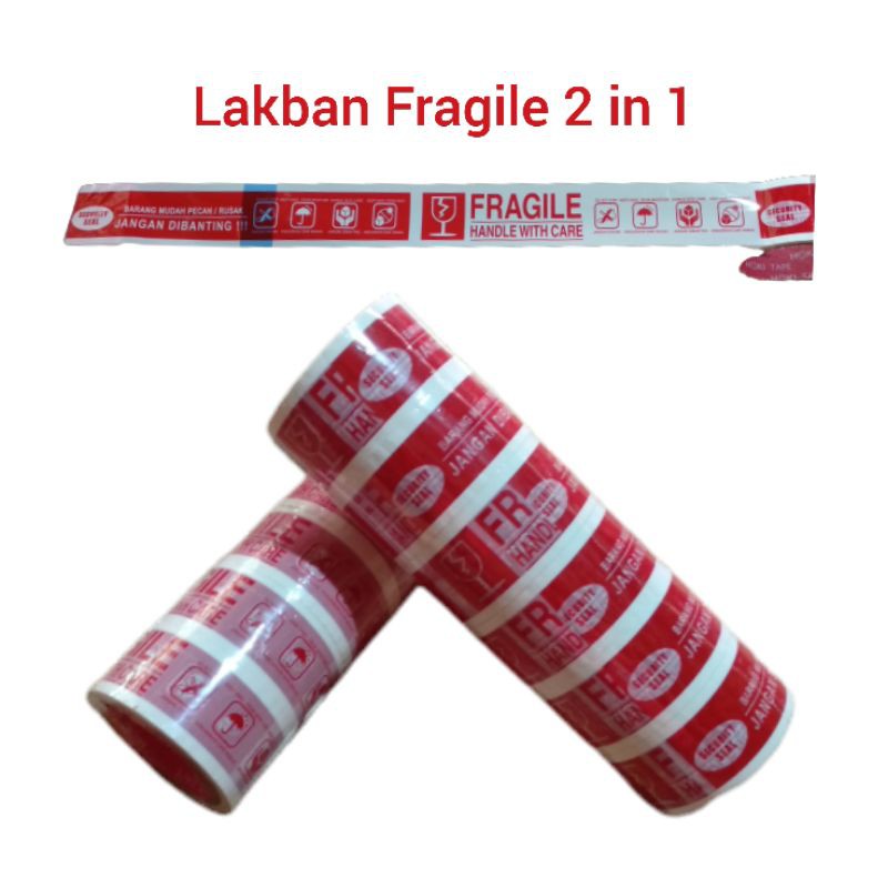 Lakban Fragile 2 In 1 48mm X 50meter