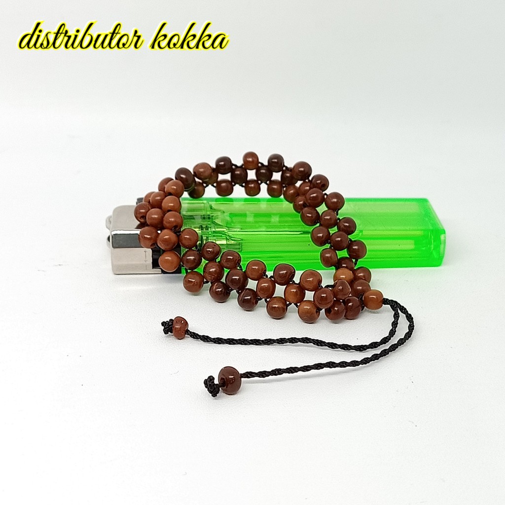 ( SUPER MURAH ) Gelang Kokka kaukah rel merica coklat