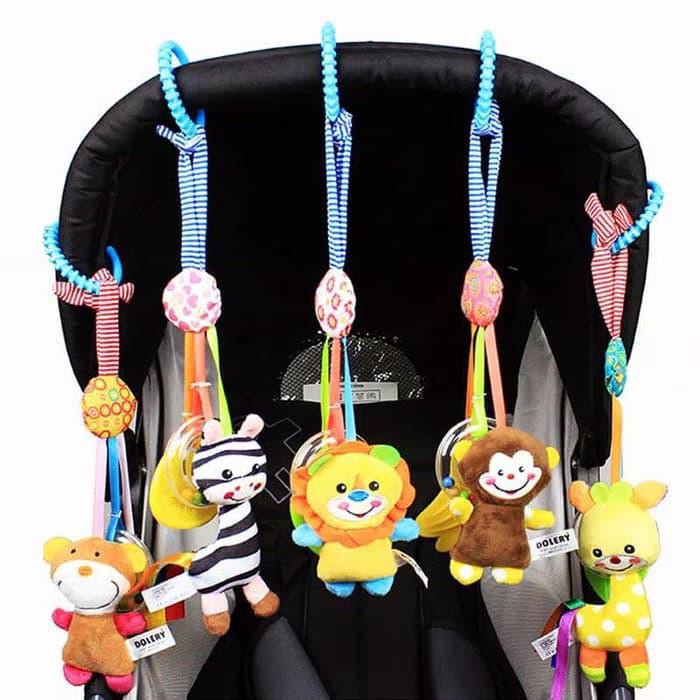 Mainan Bayi Rattle Gantung Ada Musiknya / Boneka Bayi / Mainan Gantung