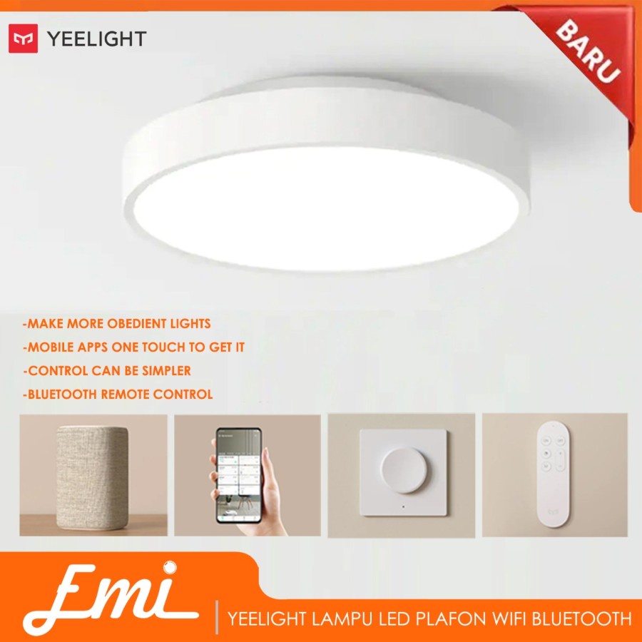 Yeelight Lampu LED Plafon Wifi Bluetooth 2700K - 6500K - YLXD76YL