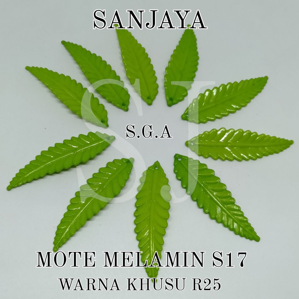 MOTE MELAMIN / MANIK DAUN / MANIK MELAMIN DAUN / MOTE MELAMIN DAUN S17 R25