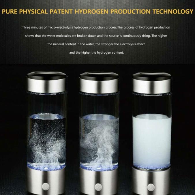 Botol Minum Hidrogen/Hydrogen Water Bottle Maker/Pembuat Air Hidrogen