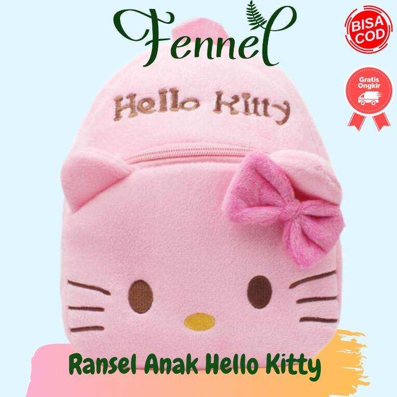 Tas Ransel Sekolah Anak Karakter Hello Kitty KT