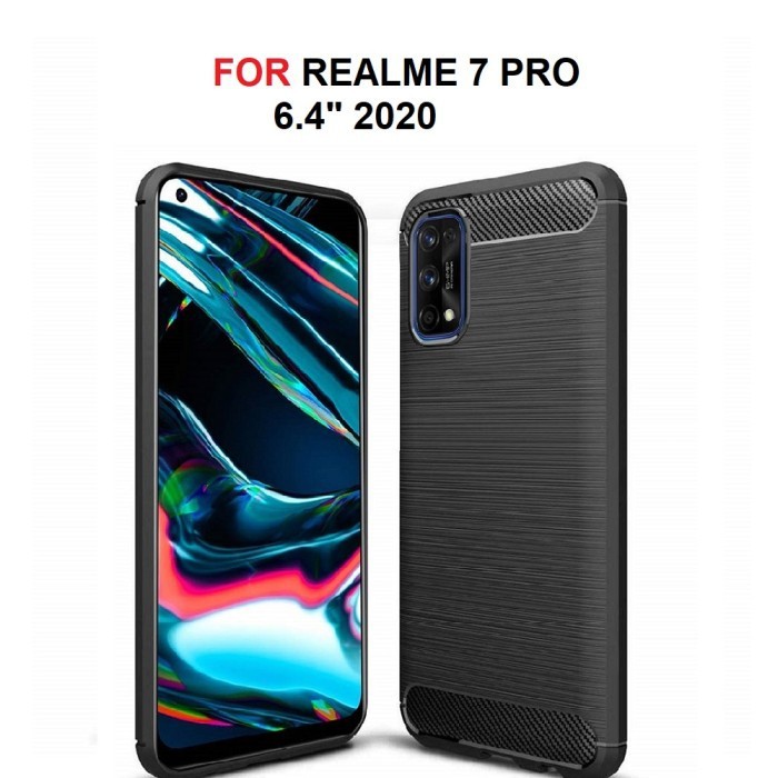 REALME 7 7i C17 7 PRO Silicon Carbon Slim Fit Soft Case Premium