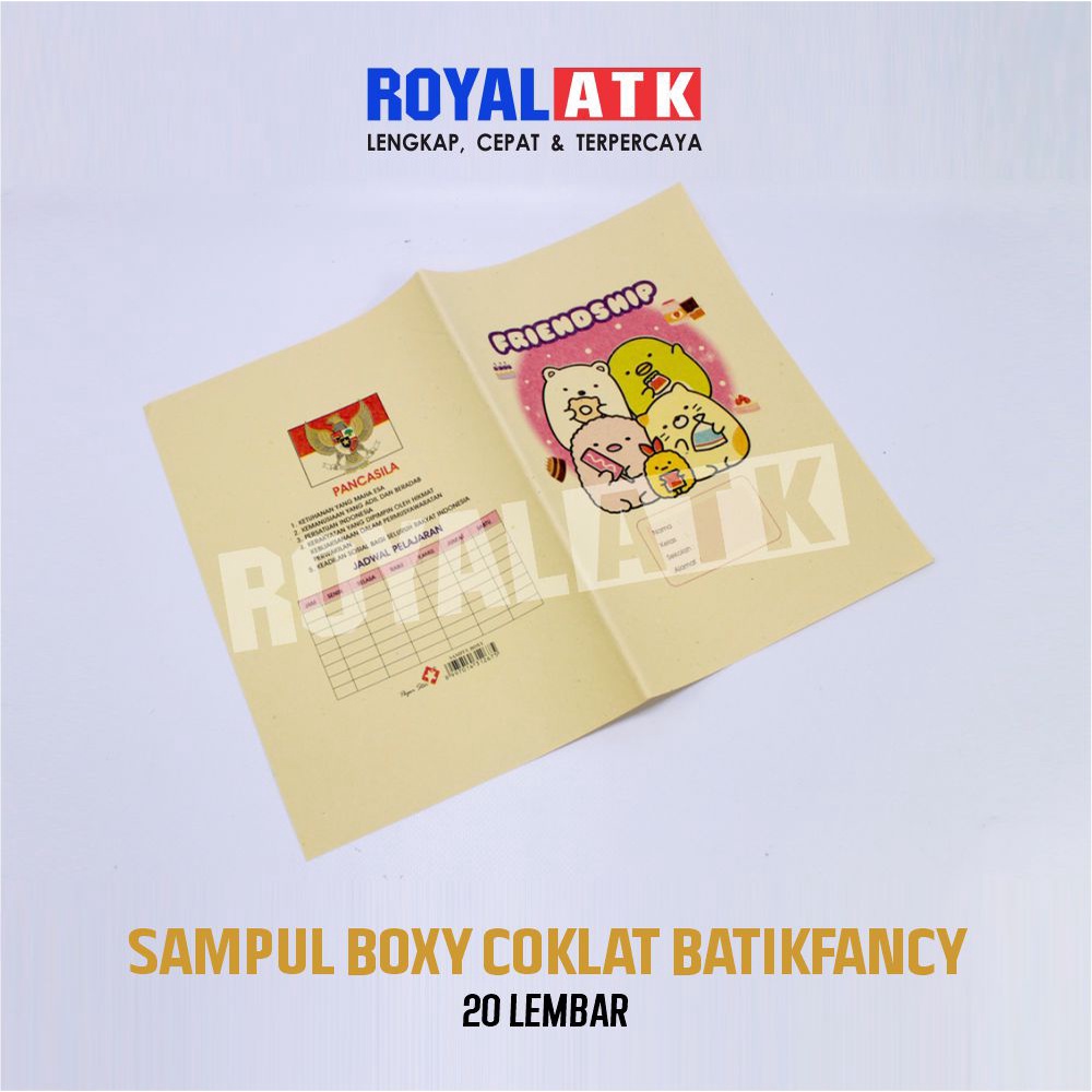 

Sampul Boxy Coklat Batikfancy isi 20 Lembar Paper Star