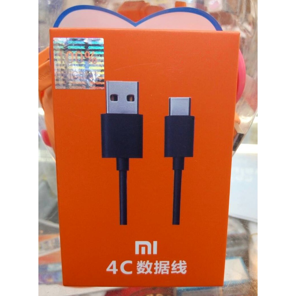 KABEL DATA XIAOMI TYPE C MI4 C ORIGINAL KABEL TYPE C USB XIAOMI