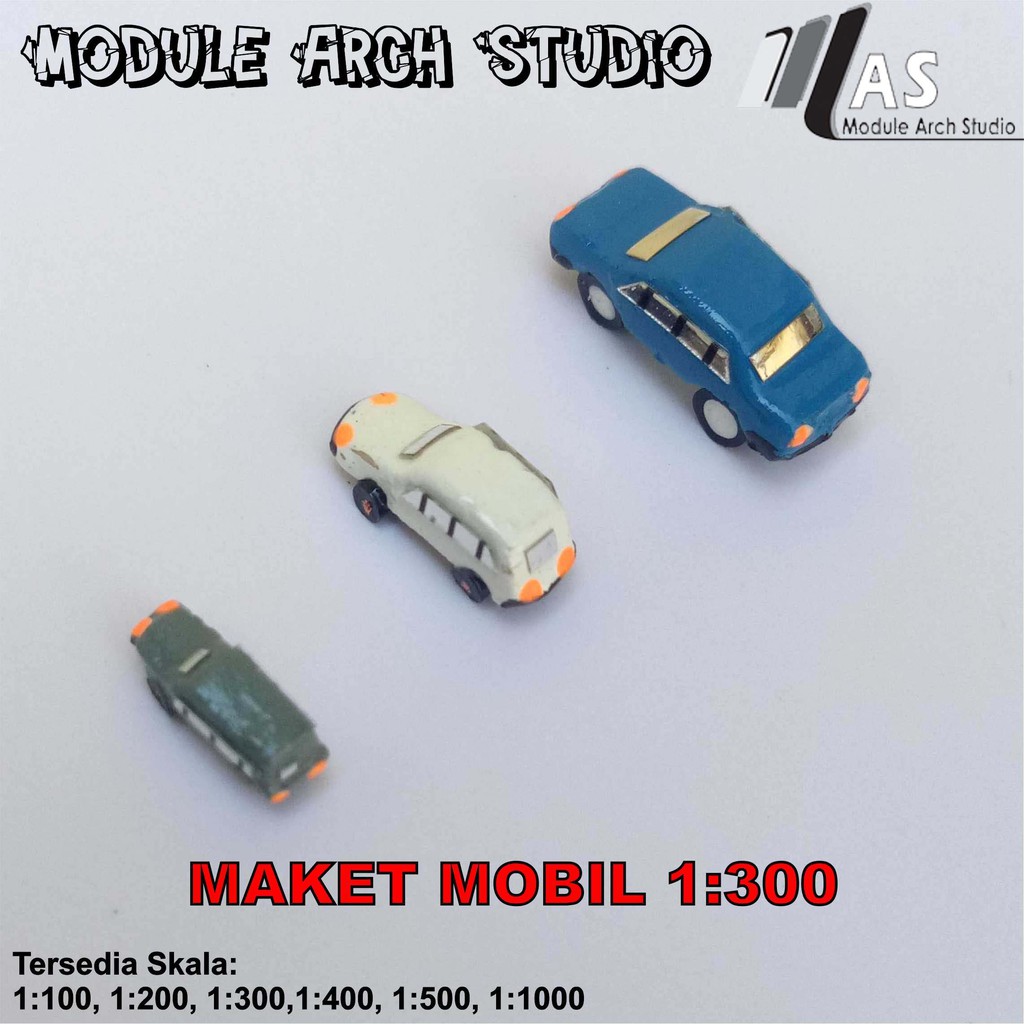 Maket Mobil Skala 300-500 - Miniatur Mobil