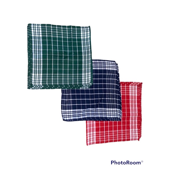 LAP PIRING WARNA / KAIN SERBET /LAP TANGAN ISI 12 PCS