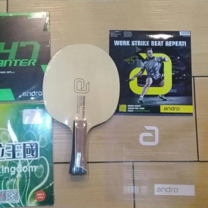 BET PINGPONG ANDRO TREIBER FO RASA BUTTERFLY AMULTART AMAZING BLADE