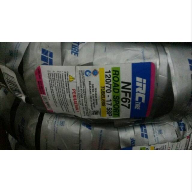 Ban Luar 120/70-17 IRC NF17 Tubeless