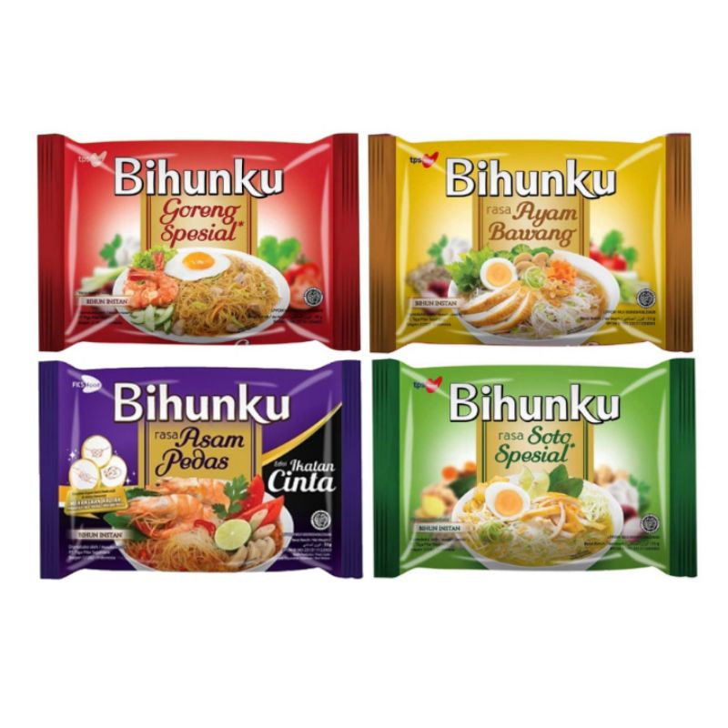 Jual Bihunku Aneka Bihun Instan Goreng Bawang Soto Asam Pedas Shopee