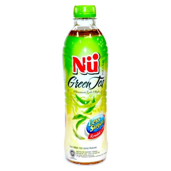 

NU GREEN TEA LESS SUGAR 450 ML