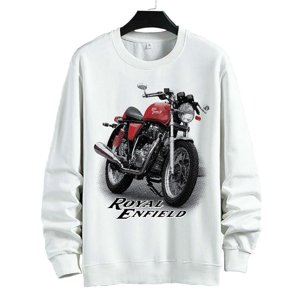 SWEATER UNISEX ( ROYAL ENFIELD)PRIA DAN WANITA  SWEATER JUMBO