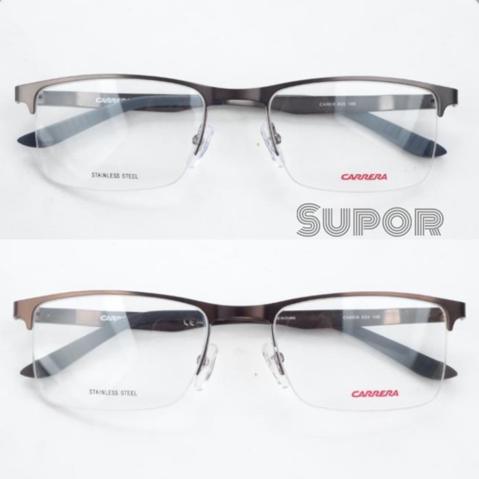 Kacamata Minus Pria - Carrera Hf Half Frame Kacamata Pria Minus Progresif Cowok Stainless