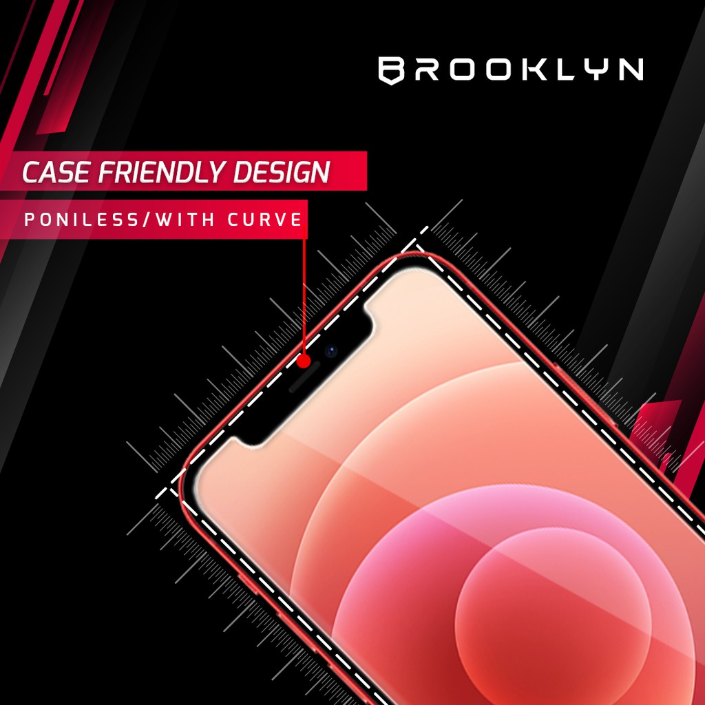 Brooklyn Poniless Tempered Glass iPhone 13/12/11/X XR XS MAX Mini Pro Max-1