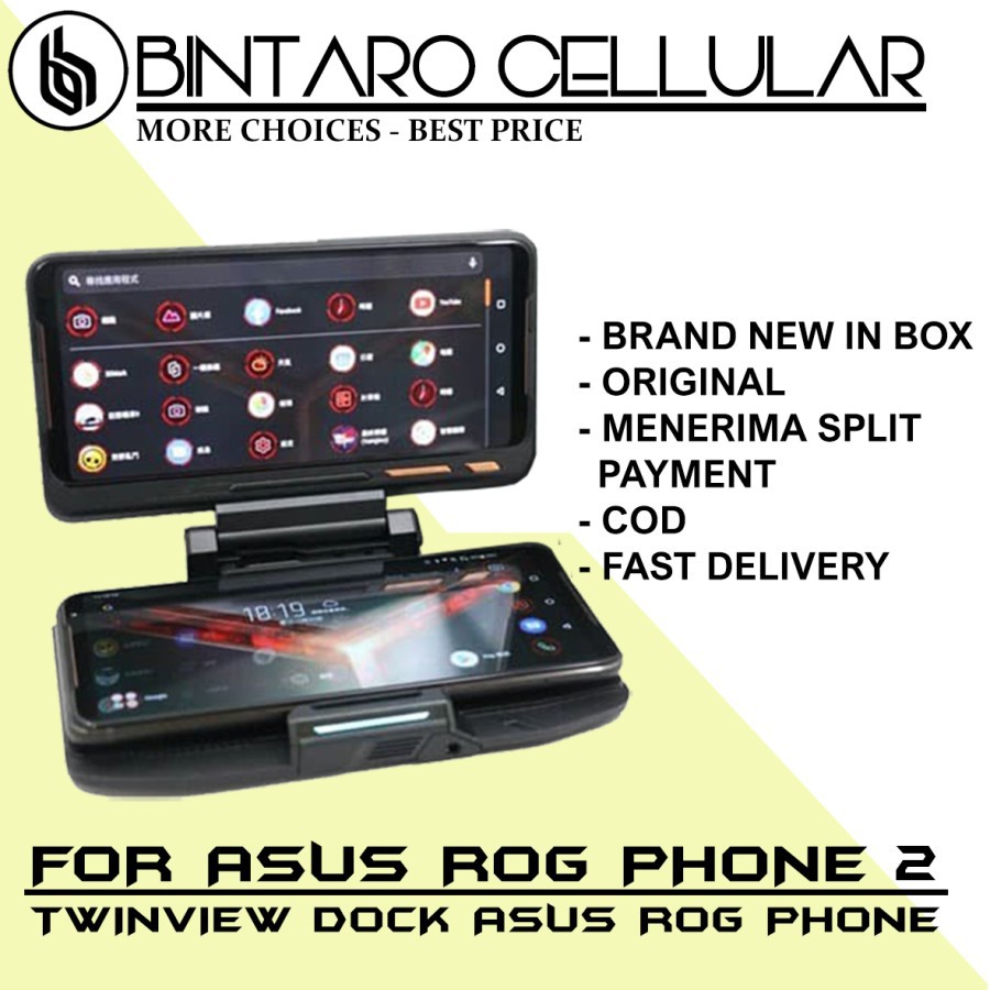 Asus Rog Phone 2 TwinView Dock II TWIN VIEW  PROFESSIONAL DOCK