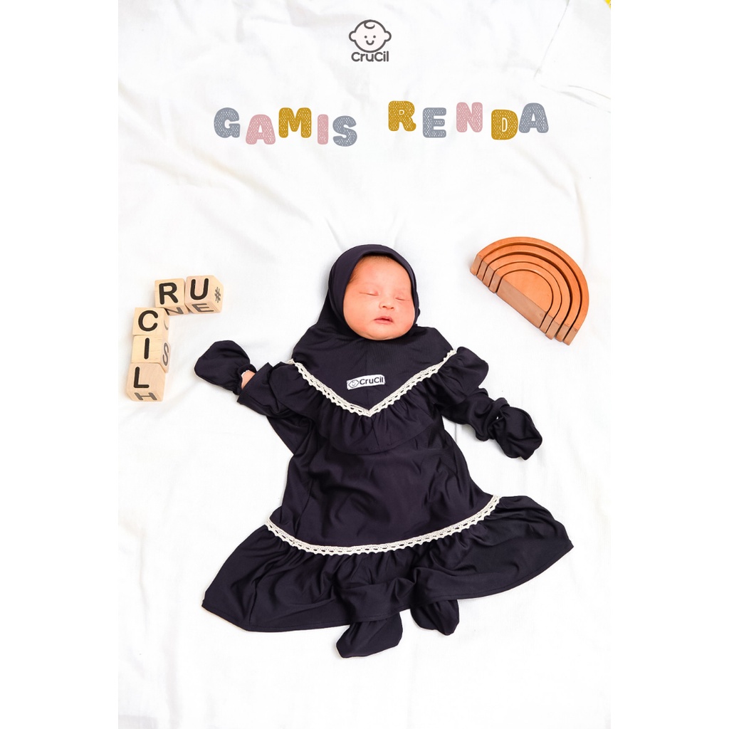 Crucil Gamis Bayi New Born