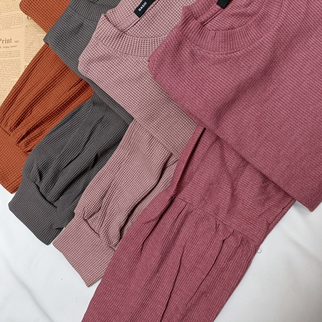 KAOS RIB PREMIUM TANGAN BALON / PUFFY BASIC TEE / RIB TURTLENECK PREMIUM