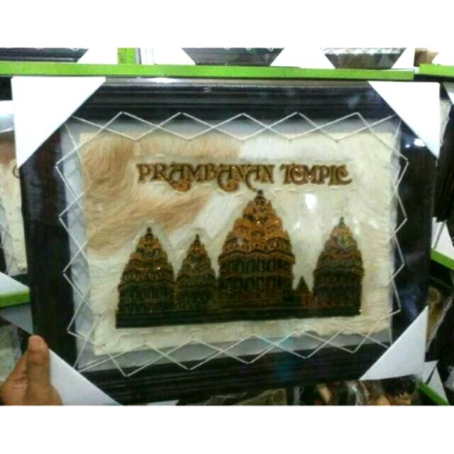 Lukisan Candi Prambanan Bahan Kulit Kambing