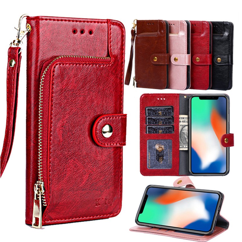 For Oppo AX5 Case Oppo AX5 Case Cover 6.2 Luxury PU Leather Back Cover Phone Case For Oppo AX5 A X5