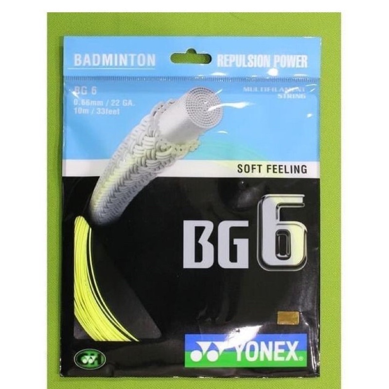Senar Badminton YONEX BG 6 Ch ORIGINAL