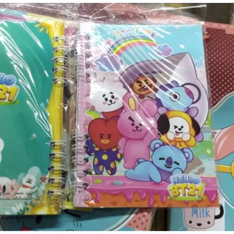 

1 Pack Memo Spiral Karakter Isi 5 Pcs