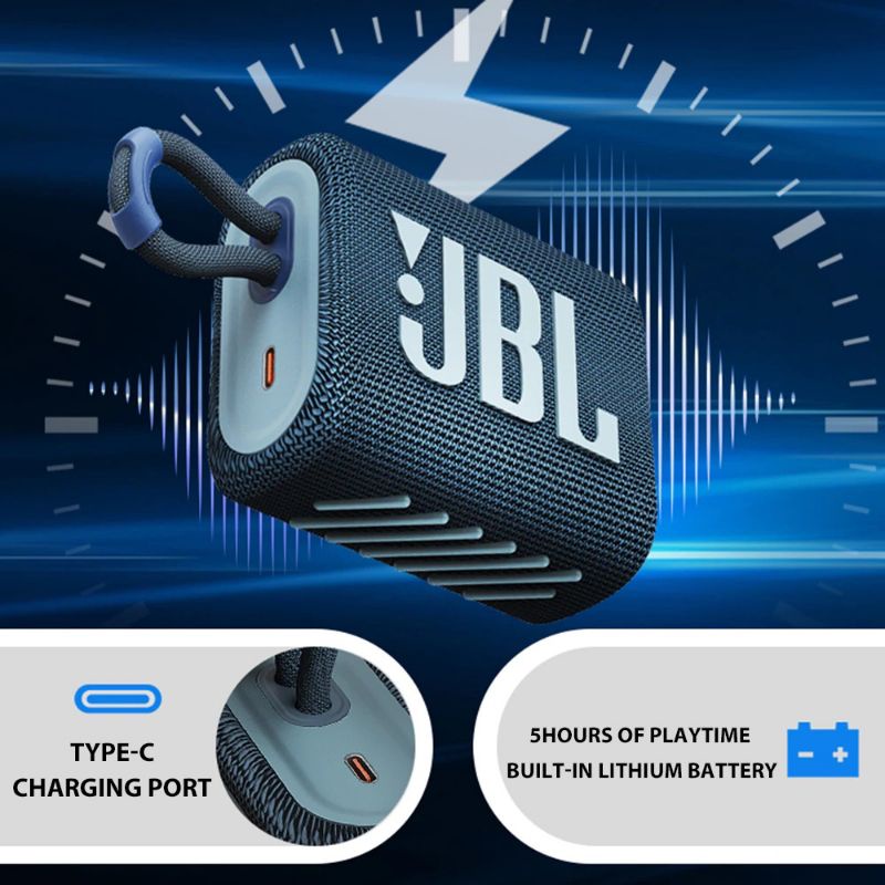 JBL GO 3 Speaker Aktif Portabel Bluetooth Wireless
