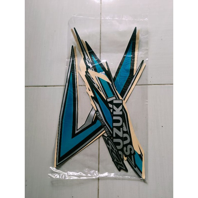 STIKER STRIPING LIS BODY SUZUKI THUNDER 125 2007