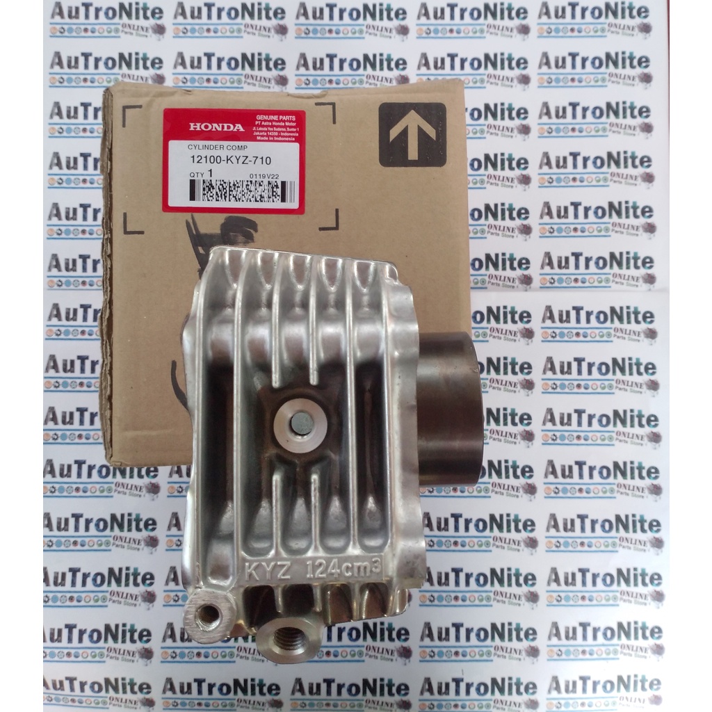 Blok Boring Piston Cylinder Comp 12100-KYZ-710 Original Honda Blade Supra X 125 Helm-in FI 12100KYZ7