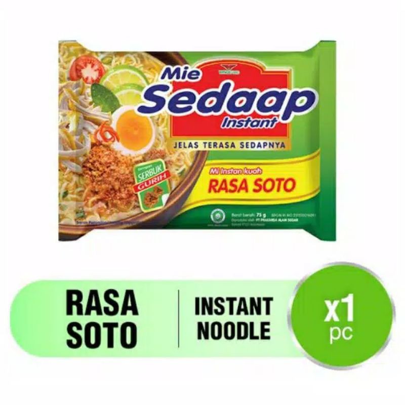 

Rp 1000 Mie Sedap Soto / Mie Instan / Mie kuah