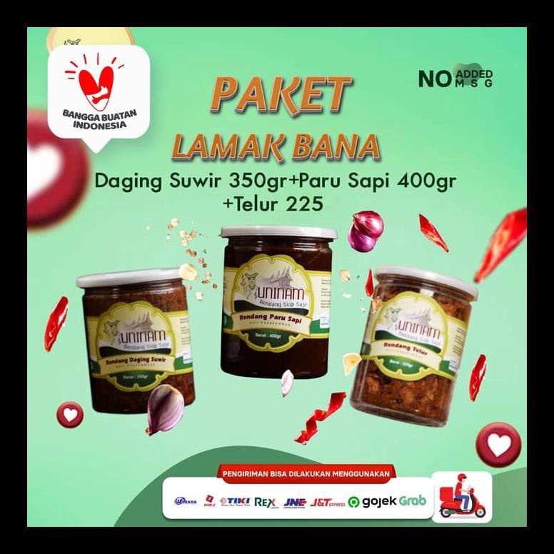 

BEST SELLER! RENDANG DAGING SUWIR + RENDANG PARU SAPI + RENDANG TELUR TERMURAH