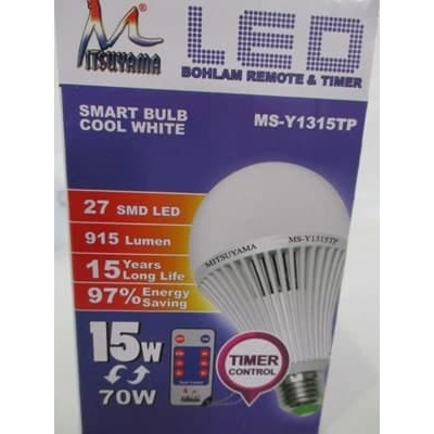 Bohlam Lampu Led Timer 15 Watt 15 W MS-Y1315TP Putih Terang