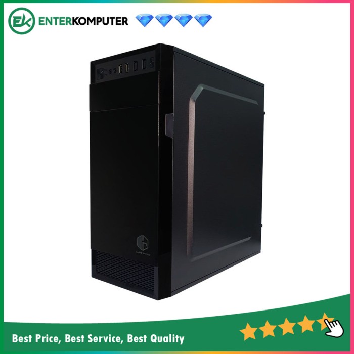 Casing Cube GAMING BLIG + PSU 500W (Support ATX Size)