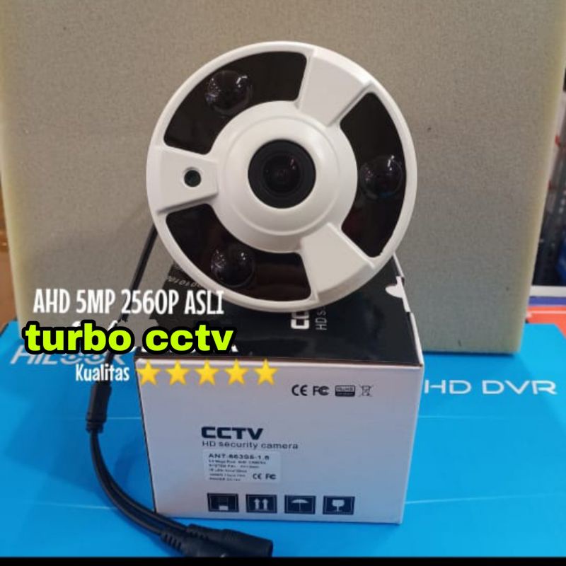 CCTV AHD 5MP 2560P 4K ULTRA HD PANORAMIC 360 DERAJAT FISH EYE