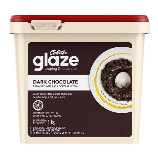 

Colatta Glaze Dark Chocolate 1kg