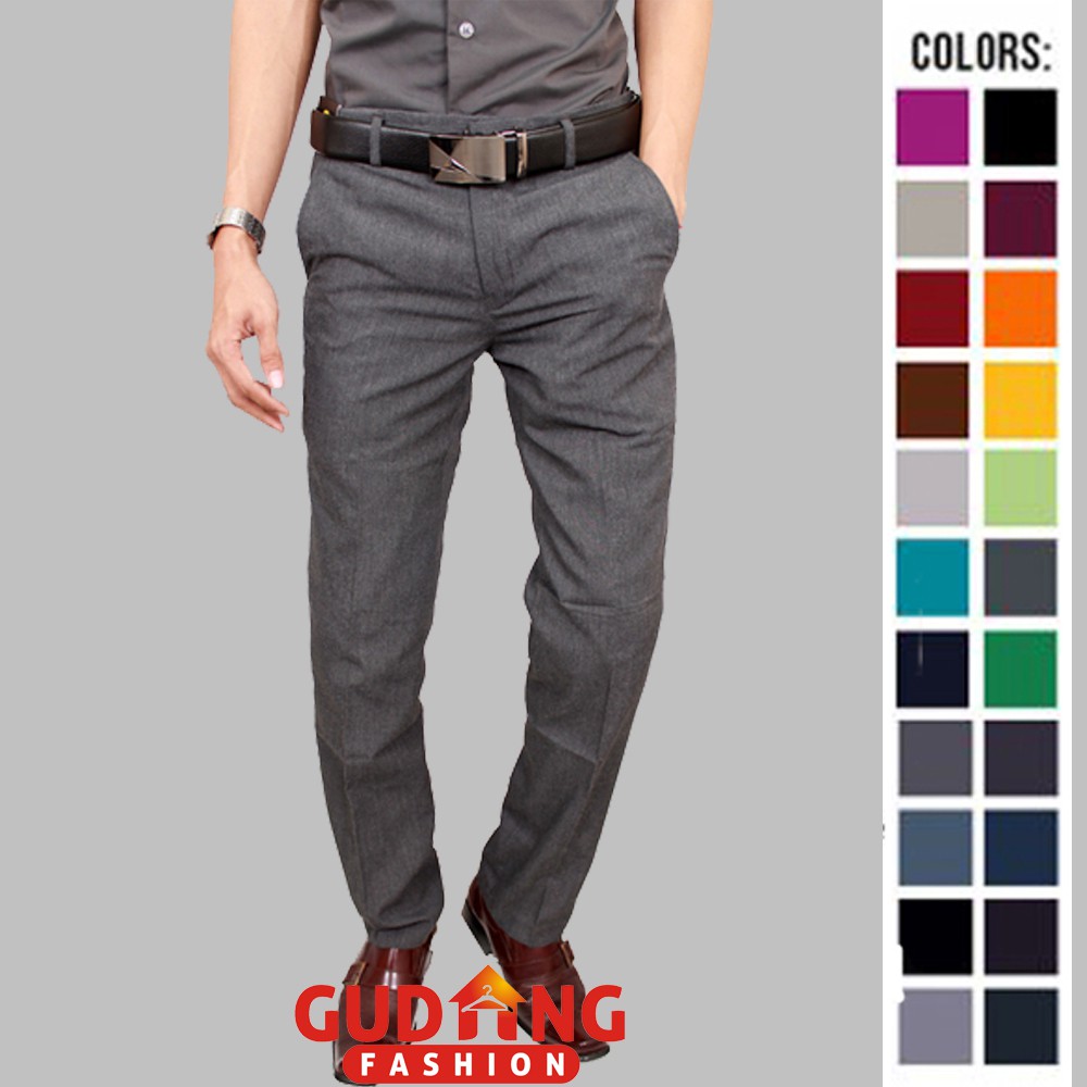 Celana Formal Slim Fit Pria Terbaru - Banyak Pilihan Warna CLN (COMB)