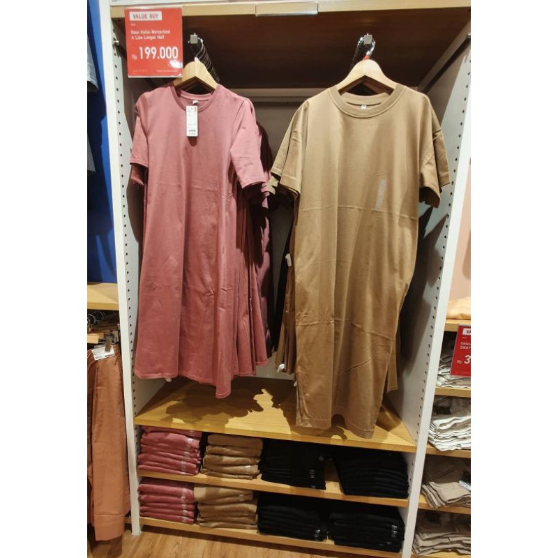 JASTIP GAUN KATUN UNIQLO LENGAN HALF
