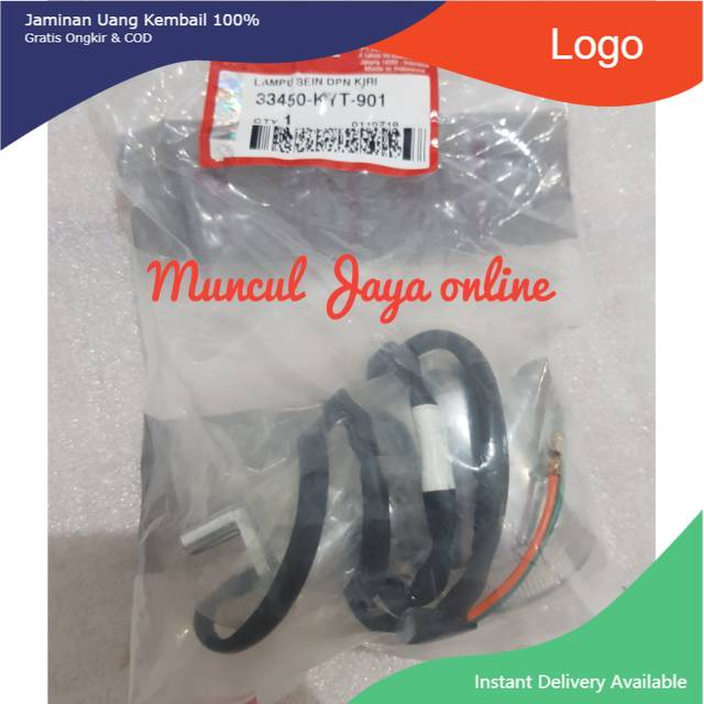 Lampu Sein Reting Depan Kiri Winker Assy L FR Scoopy Karbu 33450-KYT-901