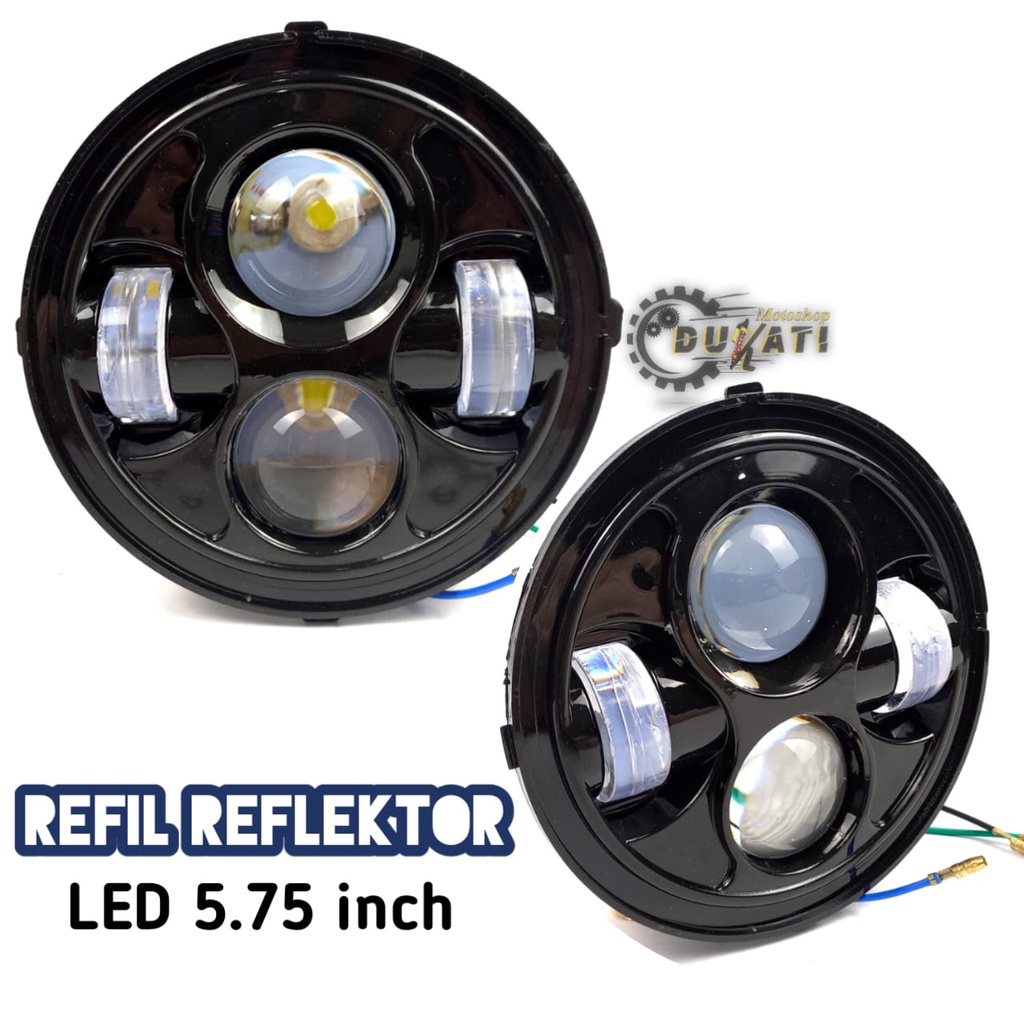 Reflektor Lampu Depan LED 5.75 inch Lampu 5.75 in Projector lampu 5.75" 6 inch Led Refil Lampu Depan