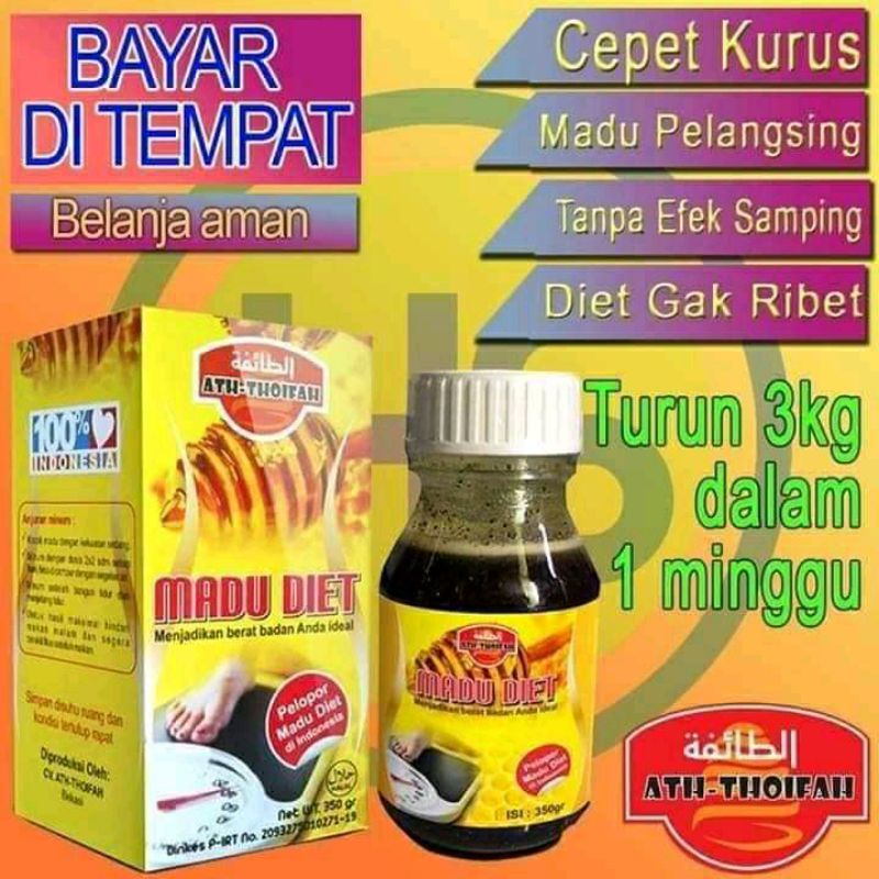 ASLI ORIGINAL PELUNTUR LEMAK DETOXSLIM I MADU DETOXLIM I MADU DIET ATH THOIFAH I MADU HERBAL LANGSIN