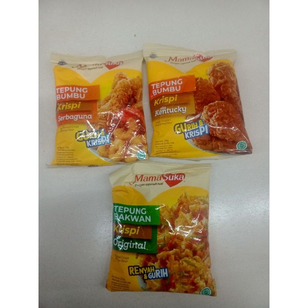 

mamasuka tepung bumbu 210gr bakwan, kentacky