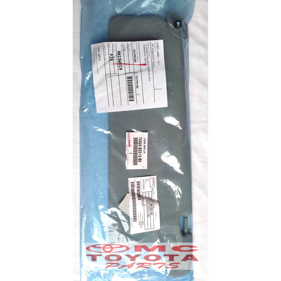 Sun Visor Protector Shade Tahanan Cahaya Kiri Avanza Xenia Old 74320-BZ010-B0