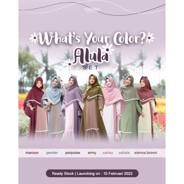 ALULA DRESS /SET/ GAMIS ONLY  by SILMEE.INDONESIA